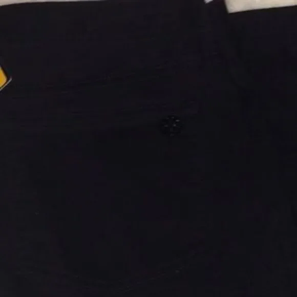 Tory Burch black denim 💯 Authentic - Picture 3 of 3